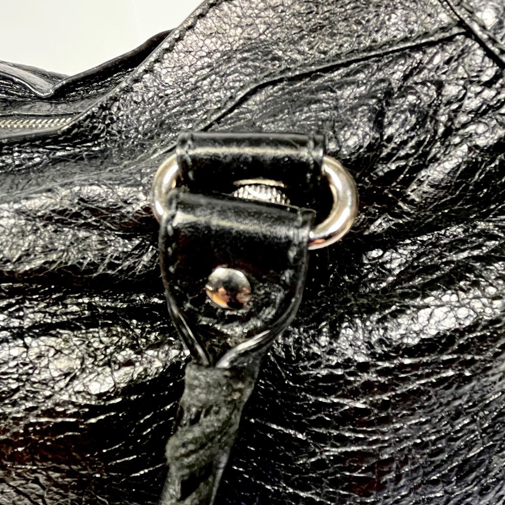Balenciaga Giant 12 City Bag Black Lambskin Leather Silver Hardware Motorcycle - Picture 6 of 16